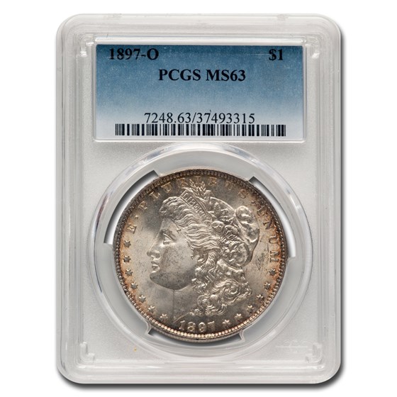 1897-O Morgan Dollar MS-63 PCGS 1897-O Morgan Dollar MS-63 PCGS